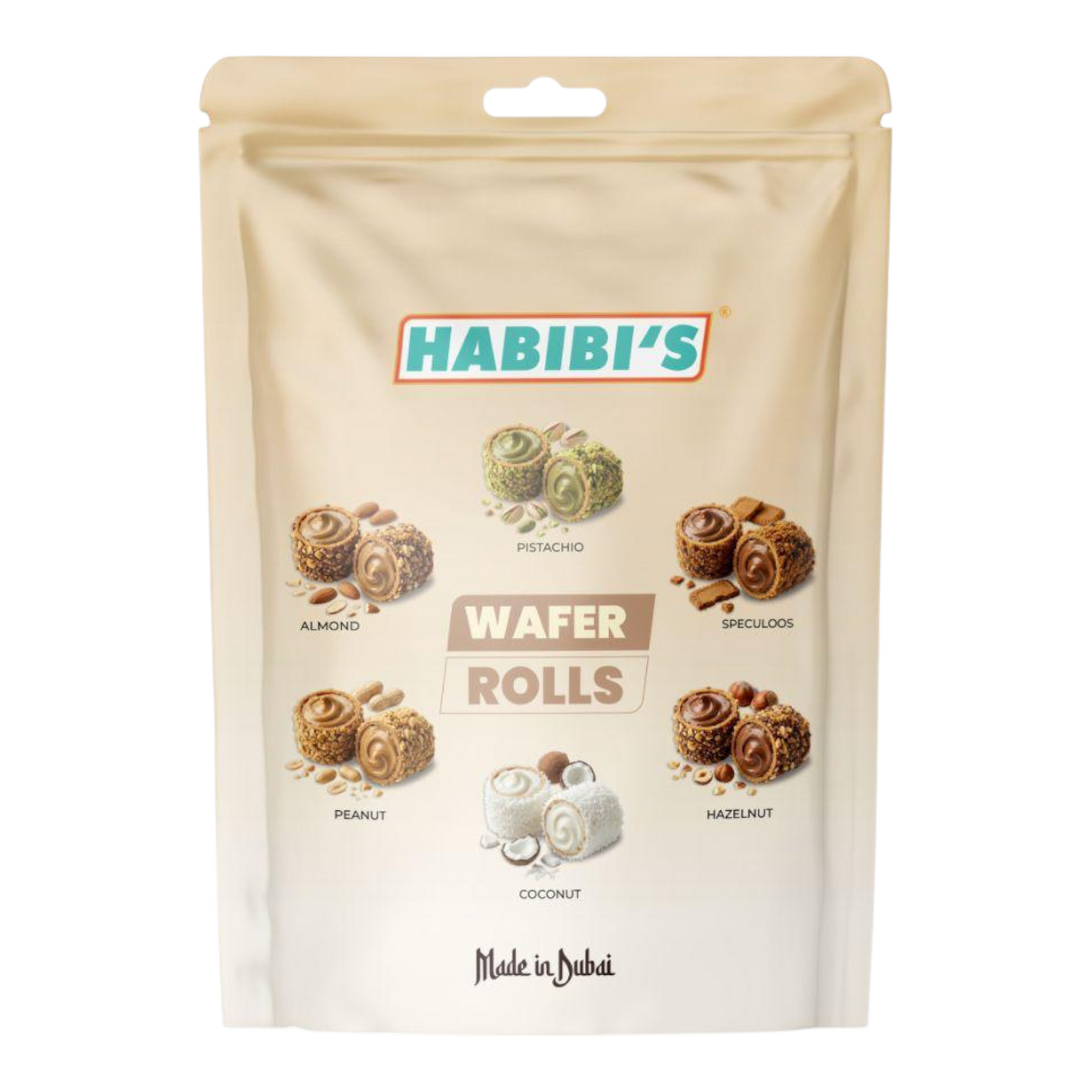 Habibi’s Wafer Rolls Mix 100g